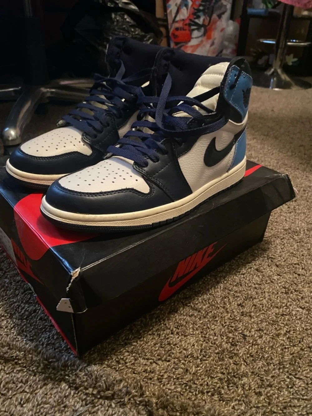 Jordan 1 high obsidian - Picture 2 of 3